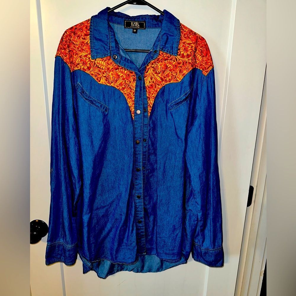 L&B BRAND WOMENS PLUS SIZE SHIRT